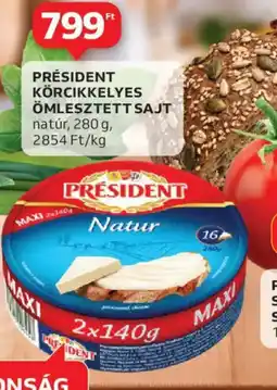 Auchan PRÉSIDENT KÖRCİKKELLYES ÖMLESZTETT SAJT ajánlat