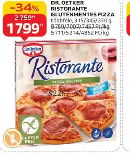 Auchan DR. OETKER RISTORANTE PIZZA ajánlat