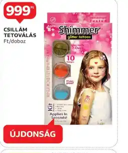 Auchan Shimmer csillám tetoválás ajánlat