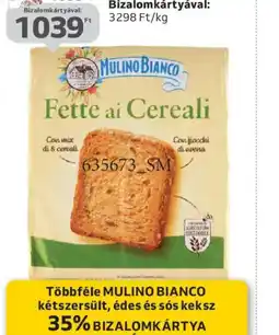 Auchan MULINO BIANCO KÉTSZERSÜLT ajánlat