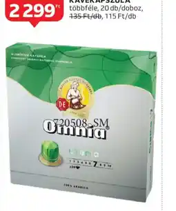 Auchan DOUWE EGBERTS OMNIA KÁVÉKAPSZULA ajánlat