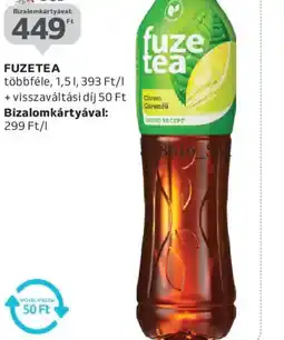 Auchan FUZETEA tea ajánlat