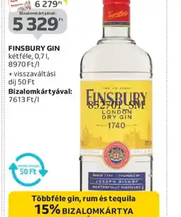 Auchan FINSBURY GIN ajánlat