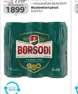 Auchan BORSODI DOBOZOS SÖR MULTIPACK ajánlat