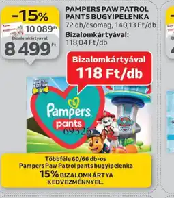 Auchan PAMPERS PAW PATROL BUGYIPELENKA ajánlat