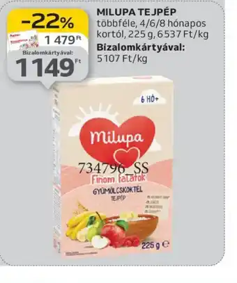 Auchan MILUPA TEJPÉP ajánlat