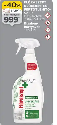 Auchan FLRASZEPT KLRMENTES FERTŐTLENÍTŐSZER ajánlat