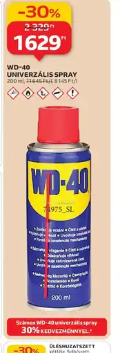 Auchan WD-40 UNIVERZÁLIS SPRAY ajánlat