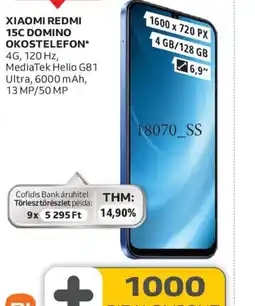 Auchan XIAOMI REDMI 13C OKOSTELEFON ajánlat