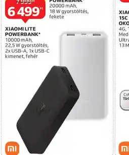 Auchan XIAOMI LITE POWERBANK ajánlat