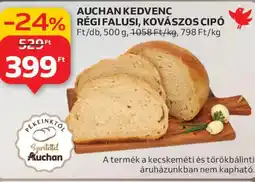Auchan AUCHAN KEDVENC RÉGI FALUSI, KOVÁSZOS CIPÓ ajánlat
