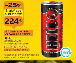 Auchan HELL ENERGY DRINK ajánlat