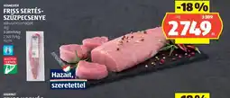 ALDI HÚSMESTER FRISS SERTÉS-SZŰZPECSENYE ajánlat