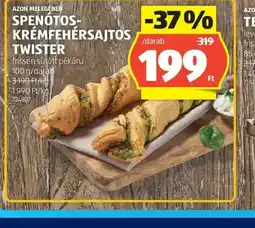 ALDI SPENTOS-KRÉMFEHÉRSAJTOS TWISTER ajánlat