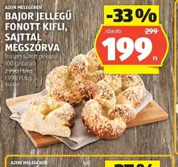 ALDI Bajor fonott kifli sajttal ajánlat