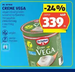 ALDI DR. OETKER CREME VEGA ajánlat