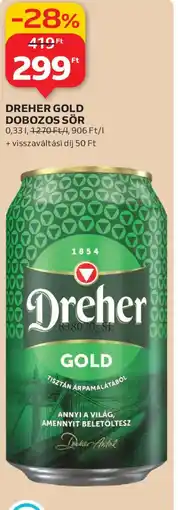Auchan DREHER GOLD DOBOZOS SÖR ajánlat
