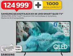 Auchan SAMSUNG QE43Q7FAAUXXH 4K UHD SMART QLED TV ajánlat