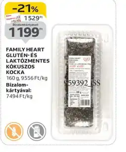 Auchan FAMILY HEART KKUSZOS KOCKA ajánlat
