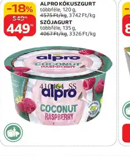 Auchan Alpro joghurt ajánlat