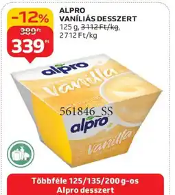 Auchan ALPRO VANÍLIÁS DESSZERT ajánlat