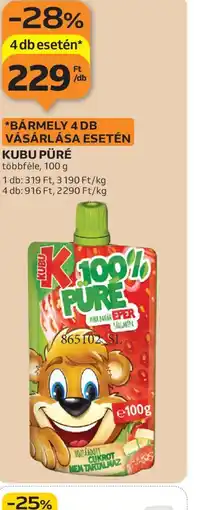 Auchan KUBU PÜRÉ ajánlat