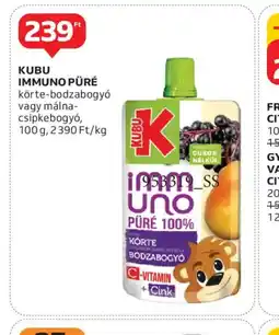 Auchan KUBU IMMUNO PÜRÉ ajánlat