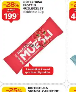 Auchan BIOTECHUSA PROTEIN MÜZLISZELET ajánlat