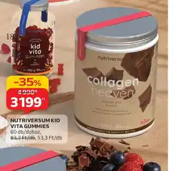 Auchan NUTRIVERSUM KID VITA GUMMIES ajánlat