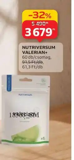 Auchan NUTRIVERSUM VALERIAN+ ajánlat
