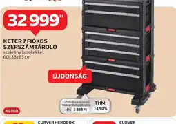 Auchan KETER 7 FIKOS SZERSZÁMTÁROL ajánlat
