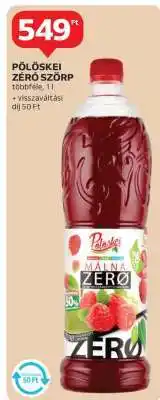 Auchan Pölöskei Zero Szörp ajánlat