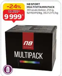 Auchan N8 SPORT MULTIVITAMIN PACK ajánlat