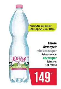 Coop Emese ásványvíz ajánlat