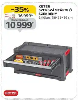 Auchan KETER SZERSZÁMTÁROLÓ SZEKRÉNY ajánlat