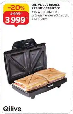 Auchan QILIVE 600186965 SZENDVICSSÜTŐ ajánlat