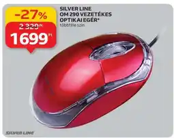 Auchan SILVER LINE OM 290 VEZETÉKES OPTIKAI EGÉR ajánlat
