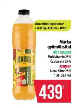 Coop MÁRKA Gyümölcsital ajánlat