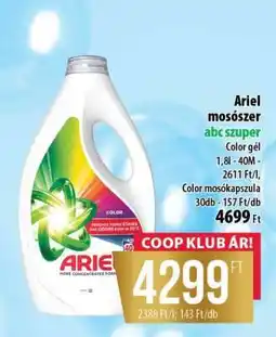 Coop Ariel mosószer abc szuper ajánlat