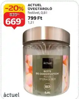 Auchan ACTUEL ÜVEGTÁROLÓ ajánlat