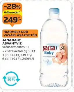 Auchan JANA BABY ÁSVÁNYVÍZ ajánlat