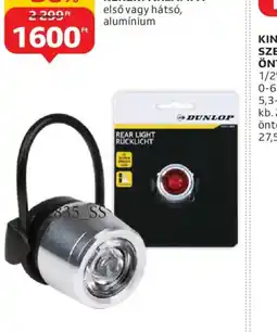 Auchan DUNLOP KERÉKPÁRLÁMPA ajánlat
