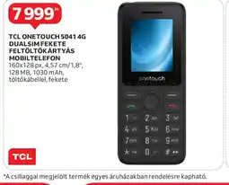 Auchan TCL ONETOUCH 5041 4G MOBILTELEFON ajánlat