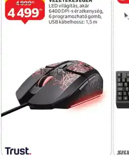 Auchan TRUST GXT113 FELOX LED GAMING EGÉR ajánlat