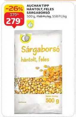 Auchan Auchan Tipp Hántolt, Feles Sárgaborsó ajánlat