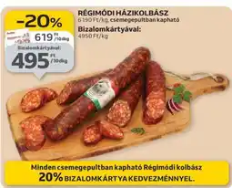 Auchan Régimódi házikolbász ajánlat
