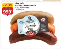 Auchan Pápai Hús Disznótoros Csomag ajánlat