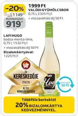 Auchan Valódi Gyümölcsbor ajánlat