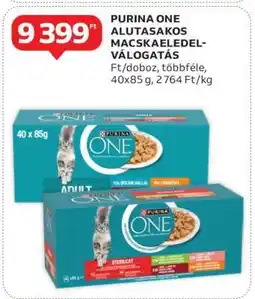 Auchan PURINA ONE ALUTASAKOS MACSKAELEDEL-VÁLOGATÁS ajánlat