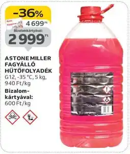 Auchan ASTONE MILLER FAGYÁLLÓ HŰTŐFOLYADÉK ajánlat